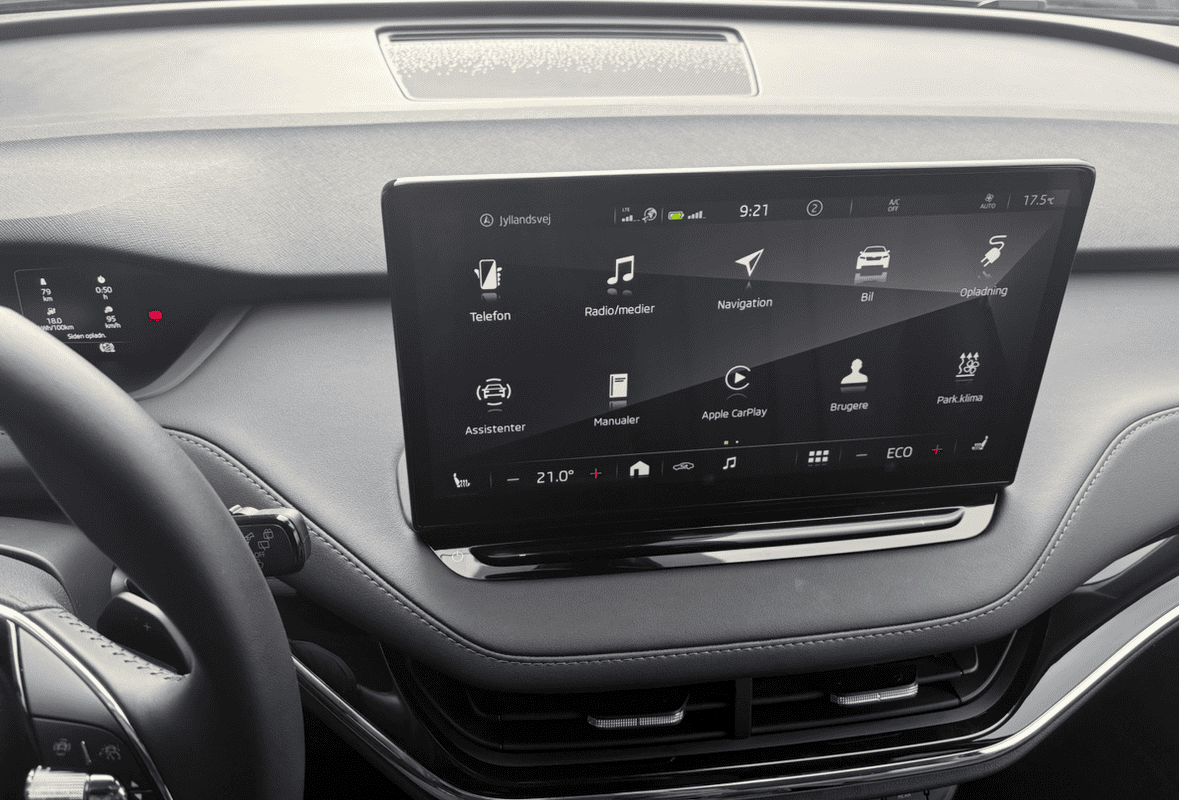 Skoda Enyaq 80x – infotainment